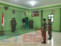 Dandim Pamekasan Pimpin Langsung Upacara Korps Raport Masuk Satuan