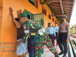 Lapas Pamekasan Gandeng TNI-POLRI Gelar Razia Kamar Hunian WBP