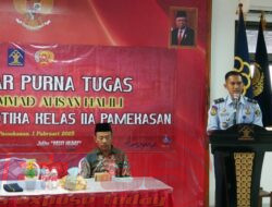 Memasuki Purna Tugas Lapas Narkotika Kelas IIA Pamekasan Lepas Satu Pegawai