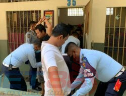 Cegah Peredaran Narkoba, Lapas Kelas II A Pamekasan Gelar Razia Rutin Blok Hunian
