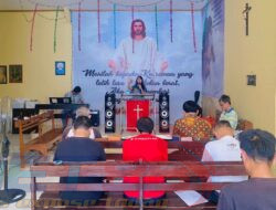 Rayakan Paskah 2023, Warga Binaan Lapas Pamekasan Penuh Sukacita Kebaktian di Gereja