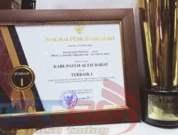Pemkab Aceh Barat Terima Penghargaan Terbaik 1 se Provinsi Aceh Di Ajang RKP Tahun 2023