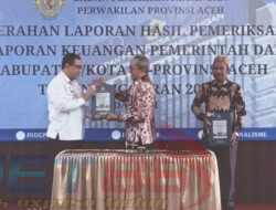 Terima WTP ke-9 Kali Secara Beruntun, Pj Bupati Aceh Barat Mahdi : Alhamdulillah ini berkat Kerja Keras semua Pihak