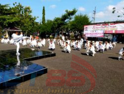 573 Personil Polres Sampang Mengikuti Ujian Bela Diri