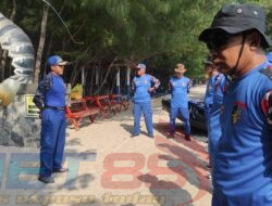 Tingkatkan Kemampuan, Kompol Hendrik Gelar Pelatihan di Pantai Wates