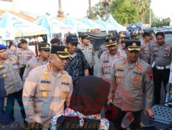 Ratusan Hadiah !!! Polresta Pati Gelar Bazar UMKM di Hari Bhayangkara ke 77
