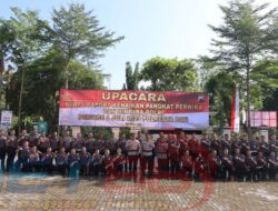 Kapolresta Pati : 56 Anggota Polresta Pati Dianugerahi Kenaikan Pangkat