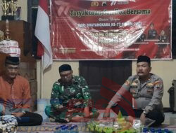 HUT Bhayangkara ke 77, Kapolsek Tlogowunggu Gelar Acara Syukuran