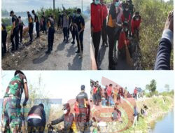 Polres Sampang Bersama TNI, Pemkab Dan Masyarakat Melaksakan Aksi Bersih-Bersih Sampah