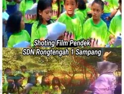 Bocah Bertalenta, Siswi SDN Rongtengah 1 Sampang Shoting Film Pendek Safira Organizer