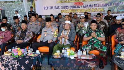 Revitalisasi Situs Religi Batuampar Diiringi Doa Bersama Lintas Agama Langsung Dari Mabes Polri