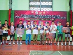 Bhayangkara ke 77, Ketua STIK Lemdiklat Polri Ciptakan Bibit Atlet Tenis