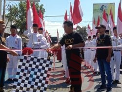 Kades Kusnadi Melepas Acara Kembang Fashion Carnival