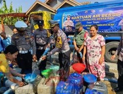 Tiga Kecamatan Terima Bantuan Air Bersih, Satlantas Pati Peduli Sesama