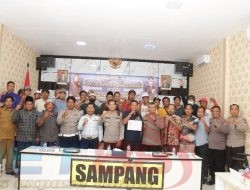 Antisipasi Laka Lantas, Polres Sampang Laksanakan FGD Bersama PT. Garam Persero