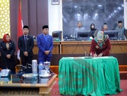 DPRK Nagan Raya Sahkan APBK-P Tahun Anggaran 2023