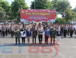 Kapolres Pasuruan Kota Pimpin Apel Gelar Pasukan Operasi Mantap Brata Semeru 2024