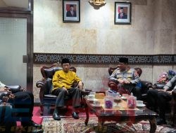 Dikunjungi Kaops NCS, Gus Yahya Nilai Polri Berhasil Jaga Ketentraman Jelang Pemilu