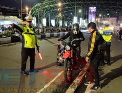 Polresta Malang Kota Kembali Amankan Ratusan Motor Knalpot Brong Diduga Untuk Balapan Liar