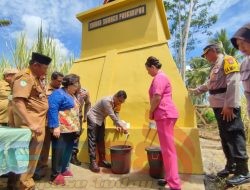 Kapolres Lumajang Resmikan Sumur Bor Bantu Kebutuhan Air Bersih Untuk Warga