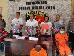 Polres Kediri Kota Berhasil Amankan Dua Tersangka Pelaku Perampasan dan Pancabulan Terhadap Anak