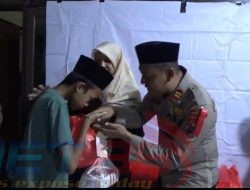 Polsek Maesan Bondowoso Isi Malam Tahun Baru Dengan Santuni Anak Yatim Piatu