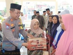 Gelar Jum’at Curhat Polres Pasuruan Salurkan Bantuan Sosial untuk Warga Lemahbang