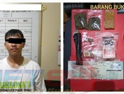 Polres Madiun Kota Berhasil Amankan Tersangka Pengedar Narkotika Jenis Ganja