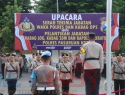 Polres Pasuruan Kota Laksanakan Acara Serah Terima Jabatan