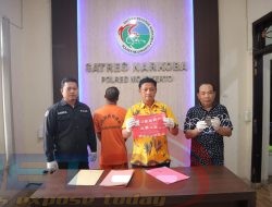 Polres Mojokerto Berhasil Ungkap Narkoba, Tersangka dan Puluhan Gram Sabu Diamankan