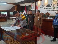 Polres Probolinggo Dukung Deklarasi Pemilu Damai yang Digelar HMI