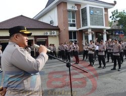 Meminimalisir Pelanggaran, Kapolres Pamekasan Sidak Gaktibplin Anggota