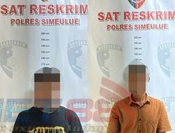 Polres Simeulue Berhasil Mengamankan Dua Pelaku Perjudian (Maisir)