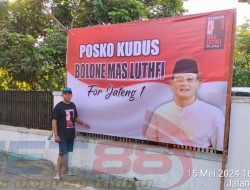 Baliho Irjen Pol. Ahmad Luthfi Penuhi Kudus