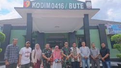 Peduli Korban Bencana Sumatera, Kodim 0416/Bute Gelar Shalat Ghaib, Doa Bersama dan Salurkan Bantuan