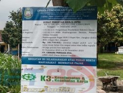 CV. Cemara Perkasa Dua Kembali Berulah, Proyek Pagar SDN 3 Sopet Tak Sesuai Spesifikasi