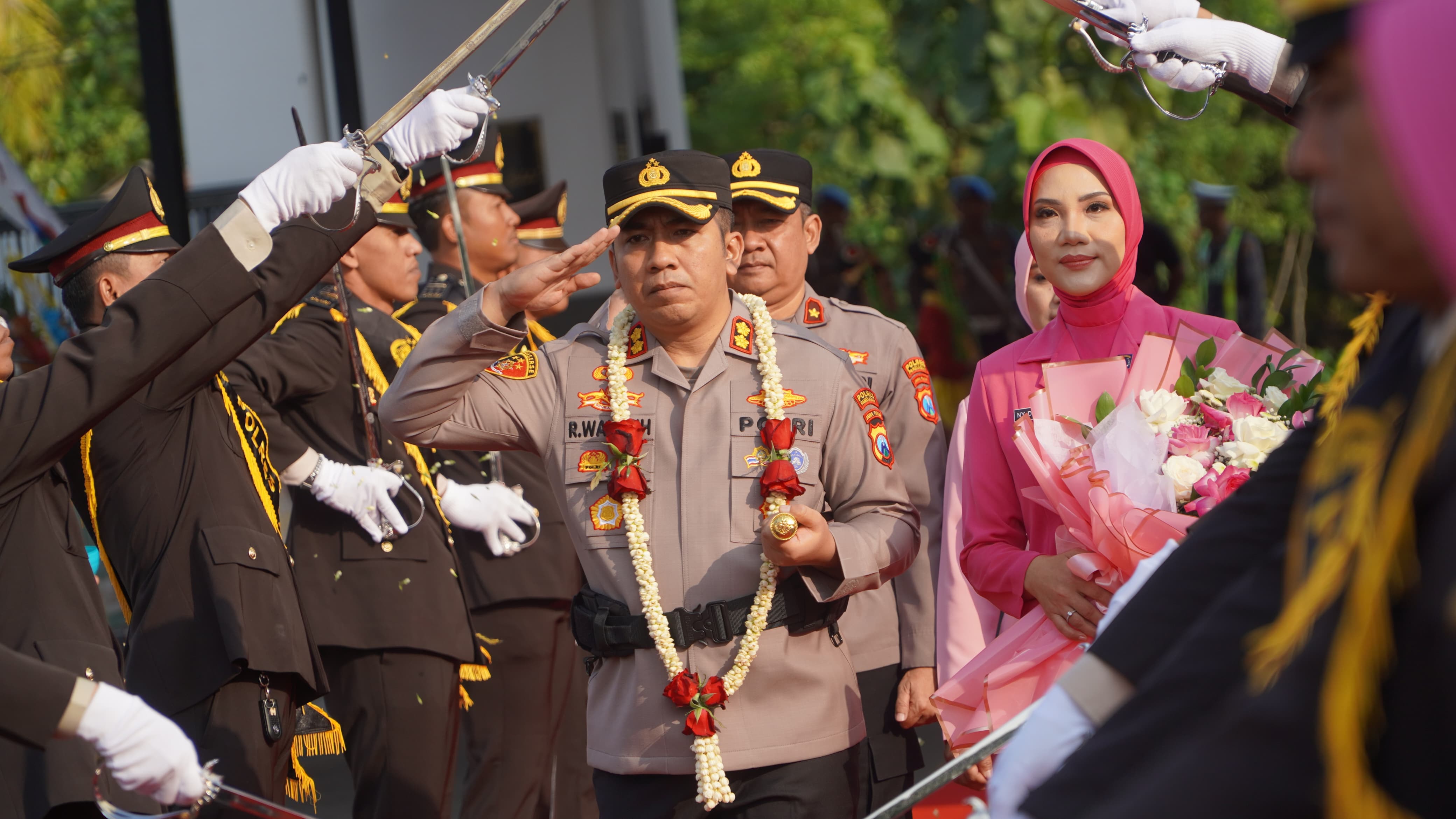 AKBP Wahyu Hidayat Resmi Disambut sebagai Kapolres Pamekasan