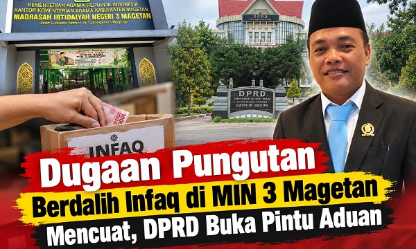 Polemik Dugaan Pungutan Berdalih Infaq di MIN 3 Magetan, DPRD Dorong Pengaduan Masyarakat